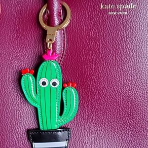 RARE Kate Spade cactus keychain